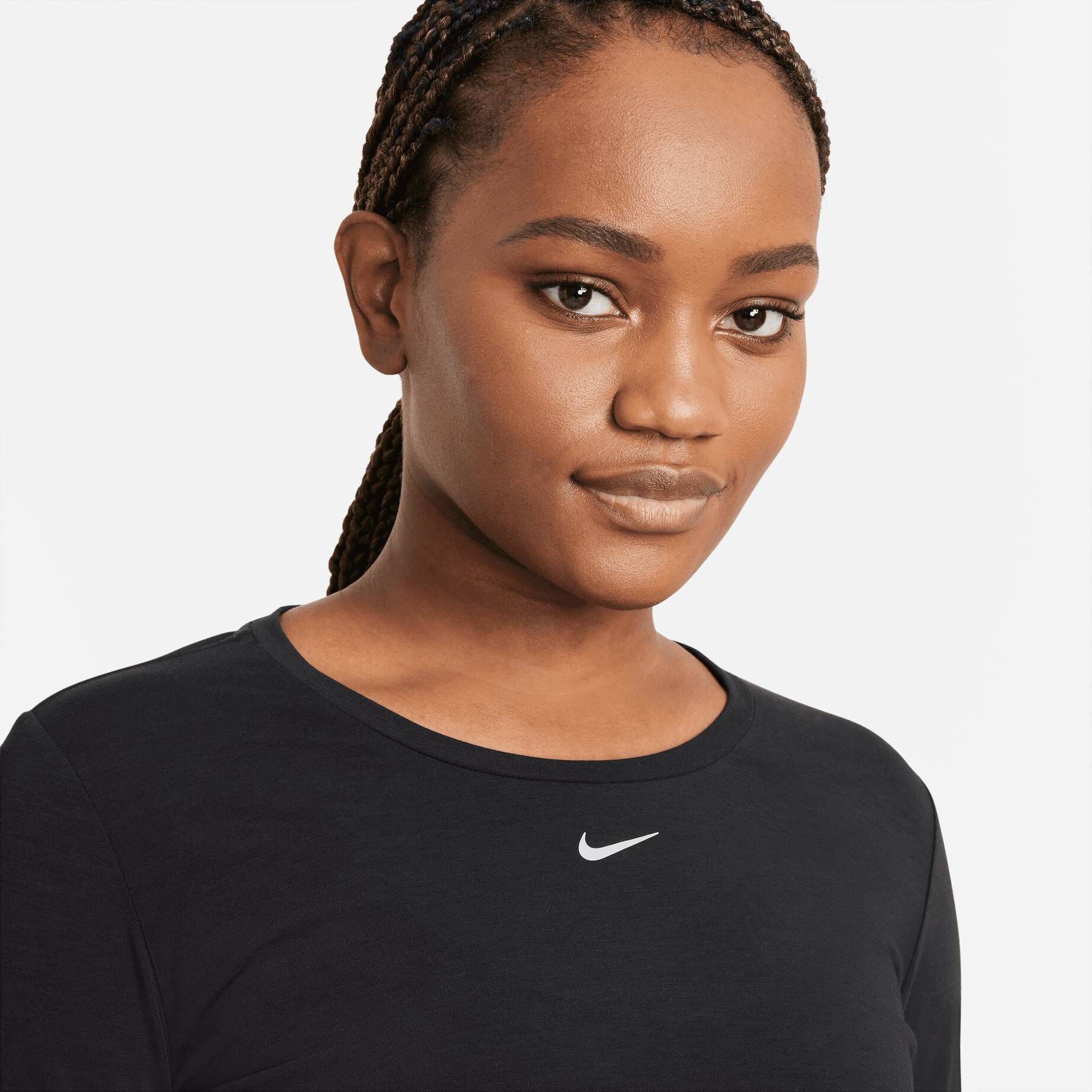 Nike| Damen Tennisshirt NIKE DRI-FIT UV ONE LUXE