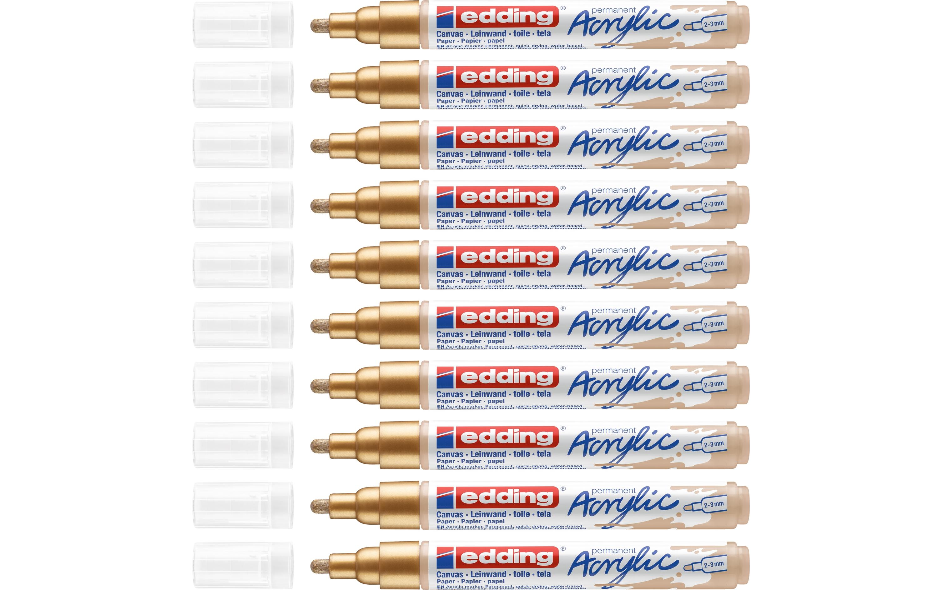 Acrylmarker 5100 Medium, GoldSchnelltrocknende Acrylstifte