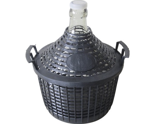5L rieten fles met beugelsluiting