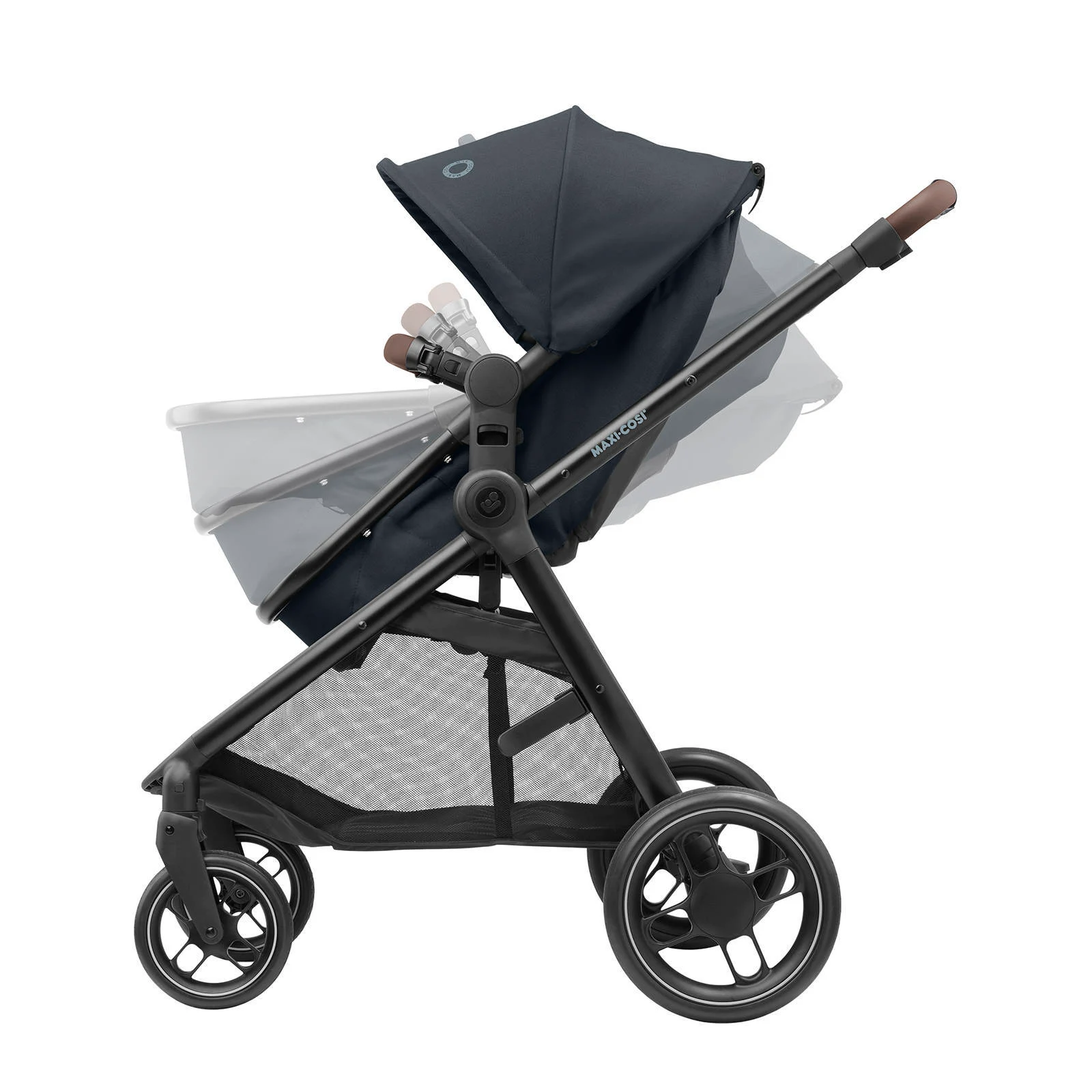 Maxi-Cosi MC Zelia 3 Essential Graphite (Black Frame & Brown Leather)