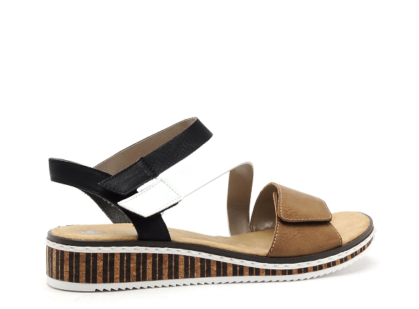 Rieker nu pieds plats femme v3670 multicolore