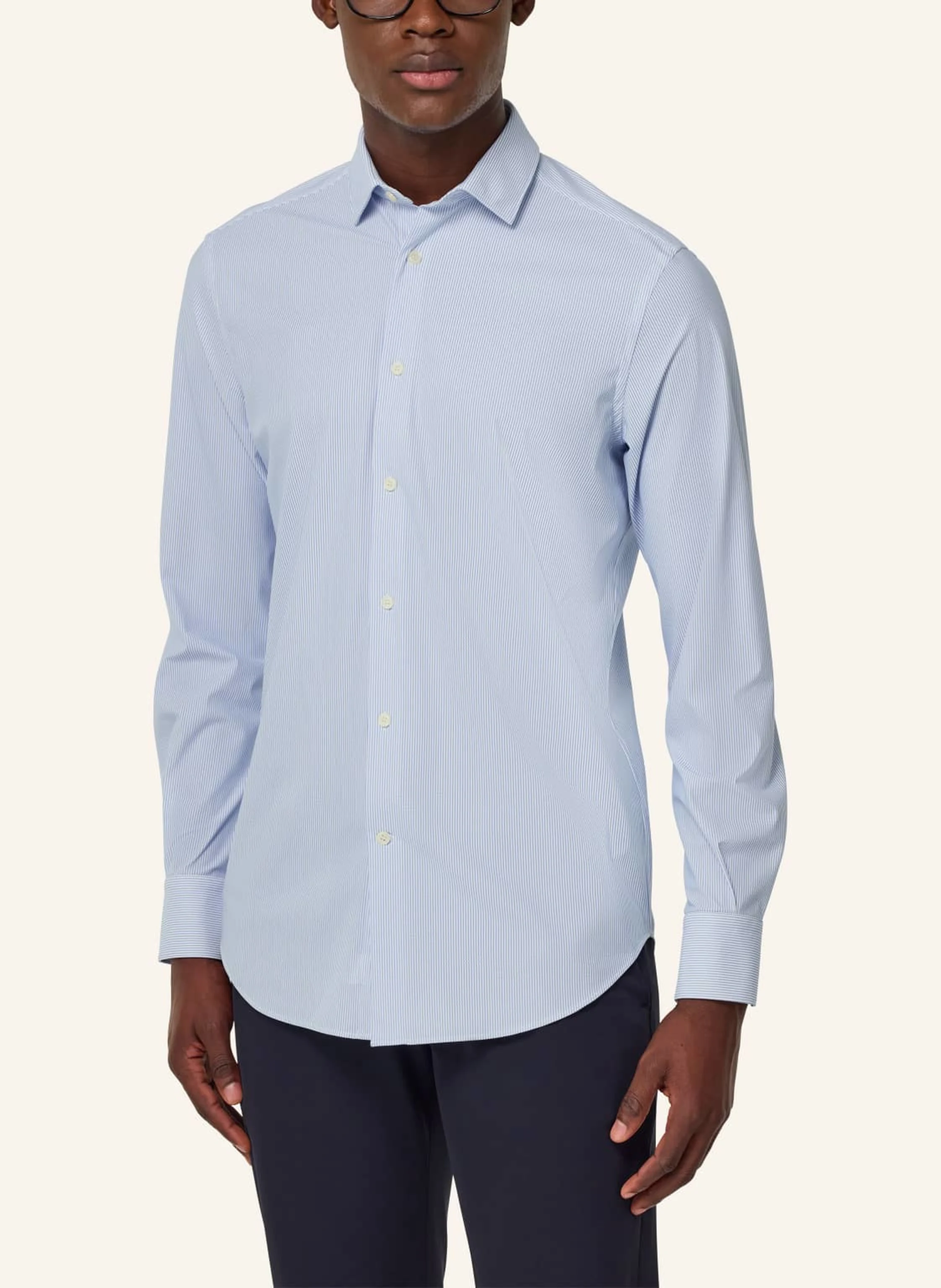 BOGGI MILANO Jerseyhemd Slim Fit