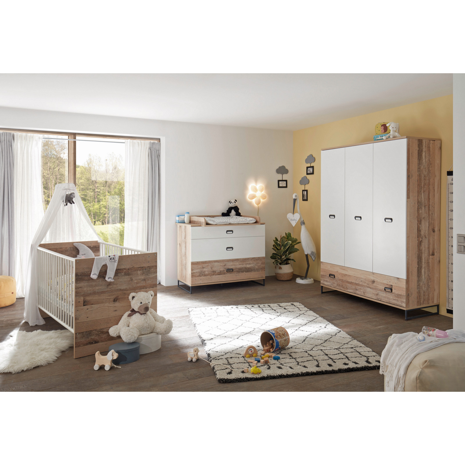 Schrank Ronny NB Old Style/weiss
