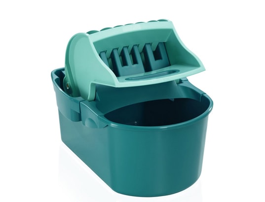 LEIFHEIT - Seau + Balai Seau essoreur 8l bleu/vert - 55080