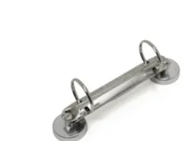 Ringmekanisme, Plast Petter, magnetisk, 30 mm, sølv