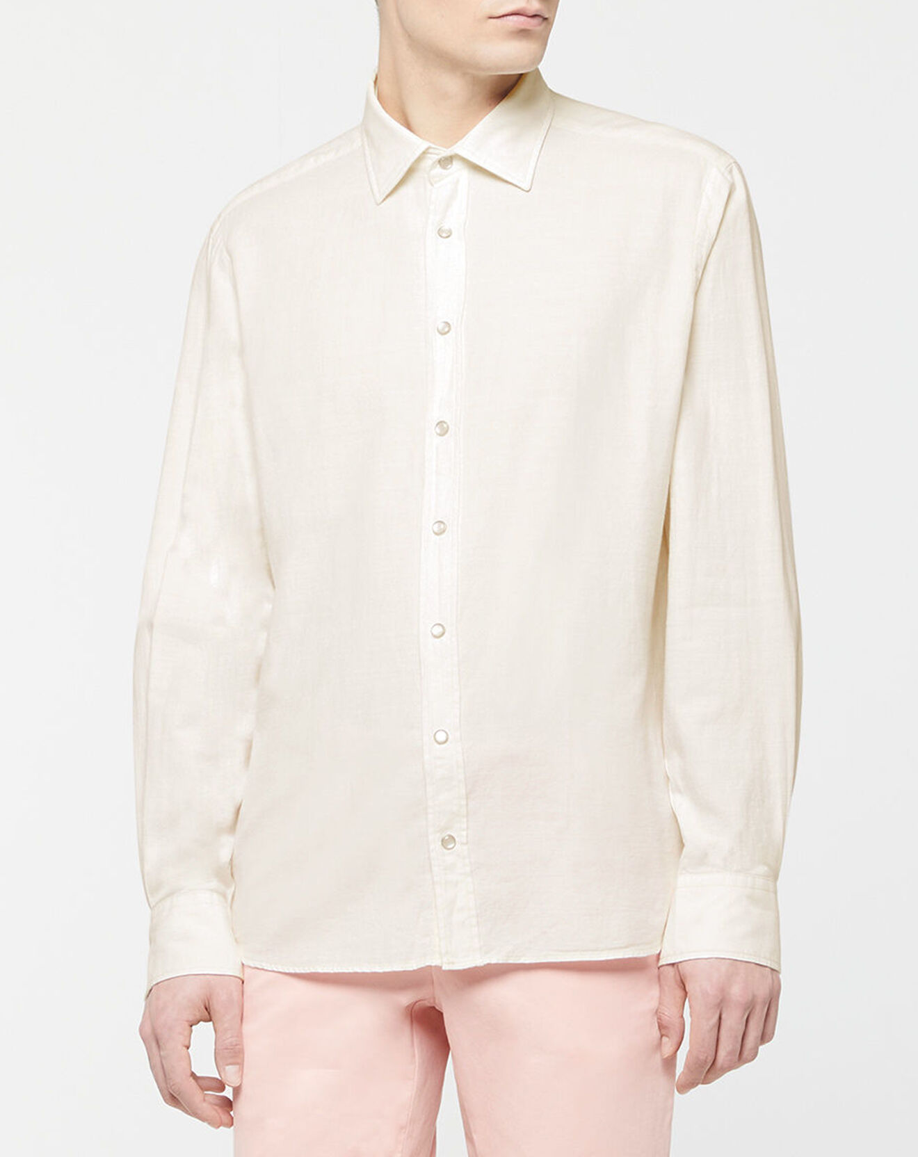 Hackett London Chemise Slim Fit beige clair