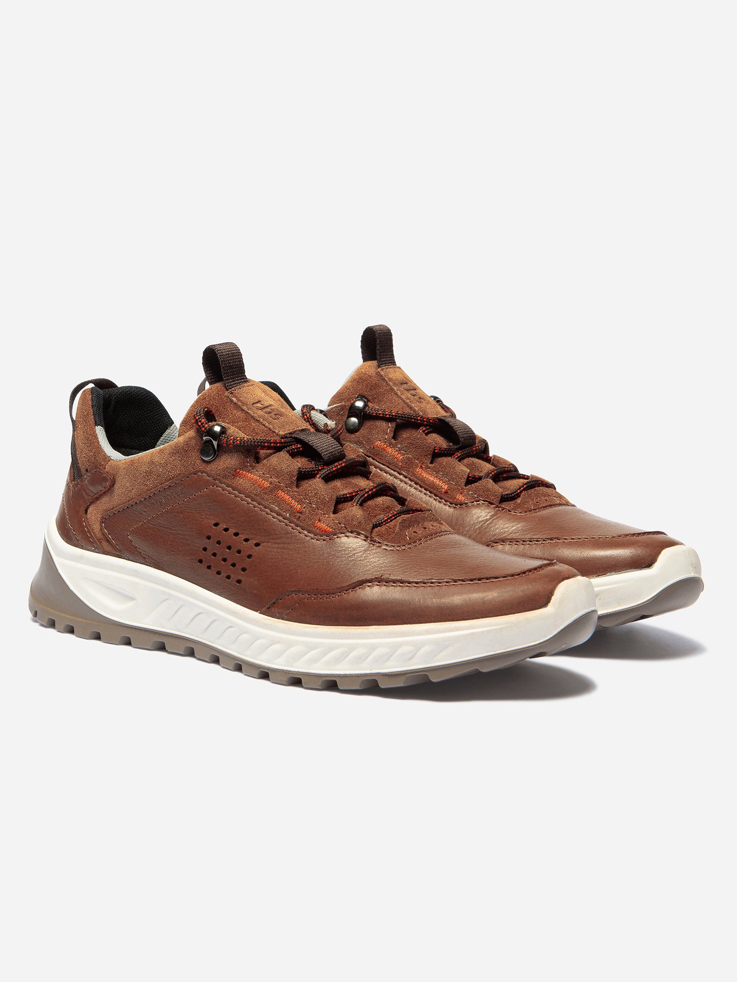 Baskets Homme Imperméable Cuir Marron