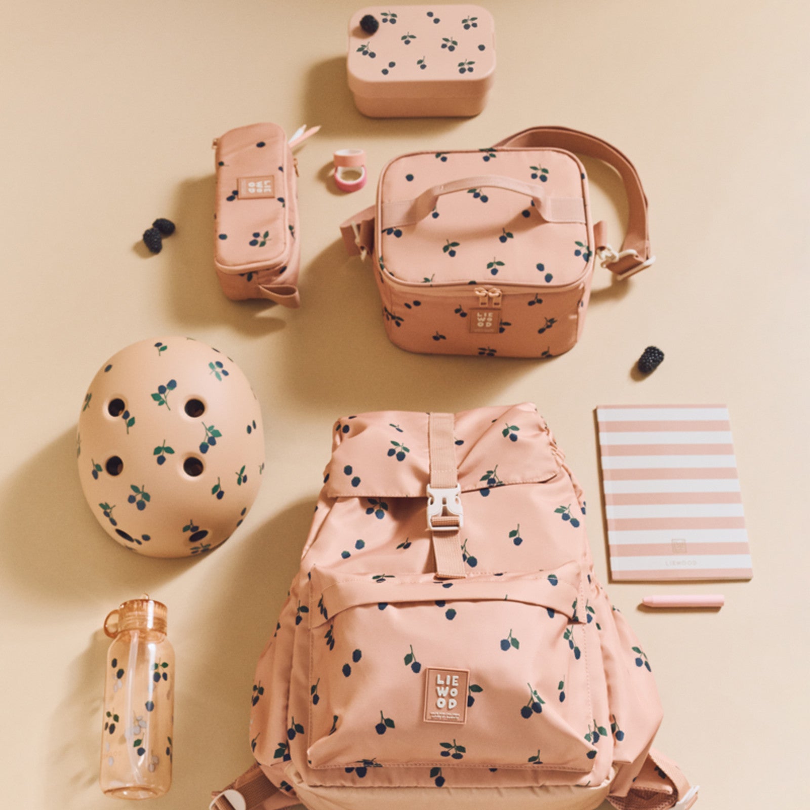 Federmäppchen Etui Schule Andrey Berry Pale Tuscany