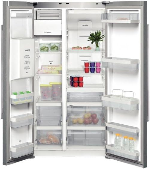 Siemens KA62DV71 Side by Side/A + / Refroidissement : 385 L/Congélateur : 177 L/Inox anti-empreintes/NoFrost/Anti-traces de doigts [Classe énergétique A+]