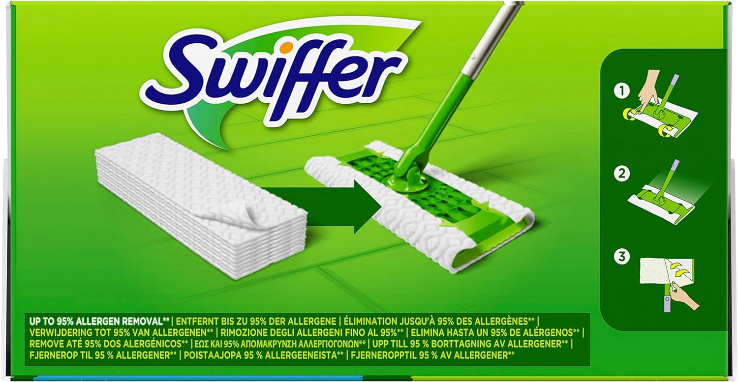 (1 Pack à 18 Stück) Staubmagnet Trocken Wischtücher (1175)