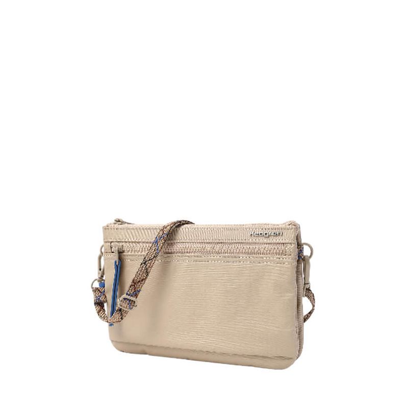 Sac bandoulière Emma 24 cm Creased Safary Beige