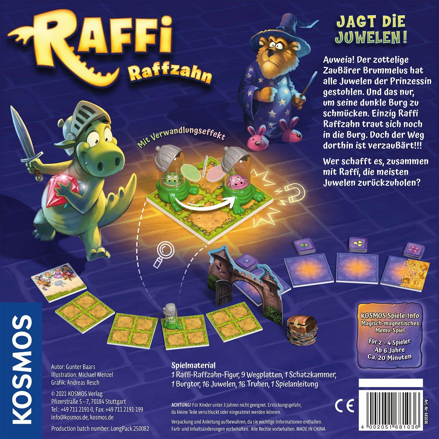 Kinder-Brettspiel: Raffi Raffzahn