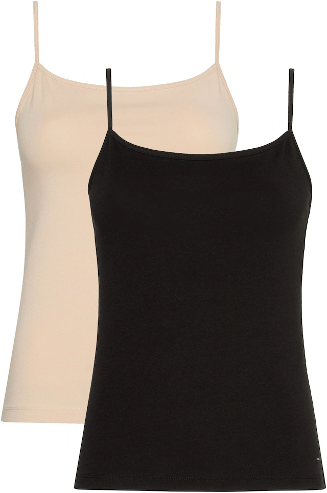 Tommy Hilfiger Underwear Spaghettitop »2 PACK CAMI«, 2erer Packung, mit Logostickerei