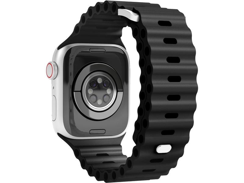 Vonmählen Wave Band Apple Watch 42/44/45/49 mm Black Armband für Apple Watch 42/44/45/49 mm