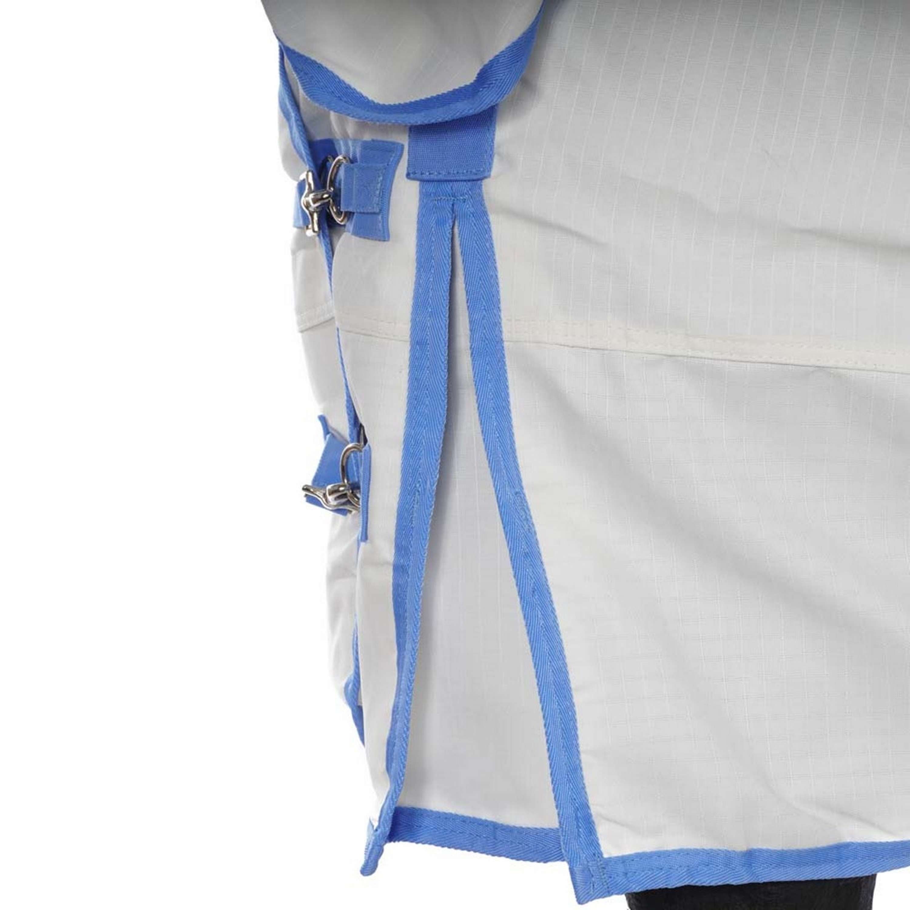 WeatherBeeta Eczeemdeken Sweet Itch Combo Neck Wit/Blauw
