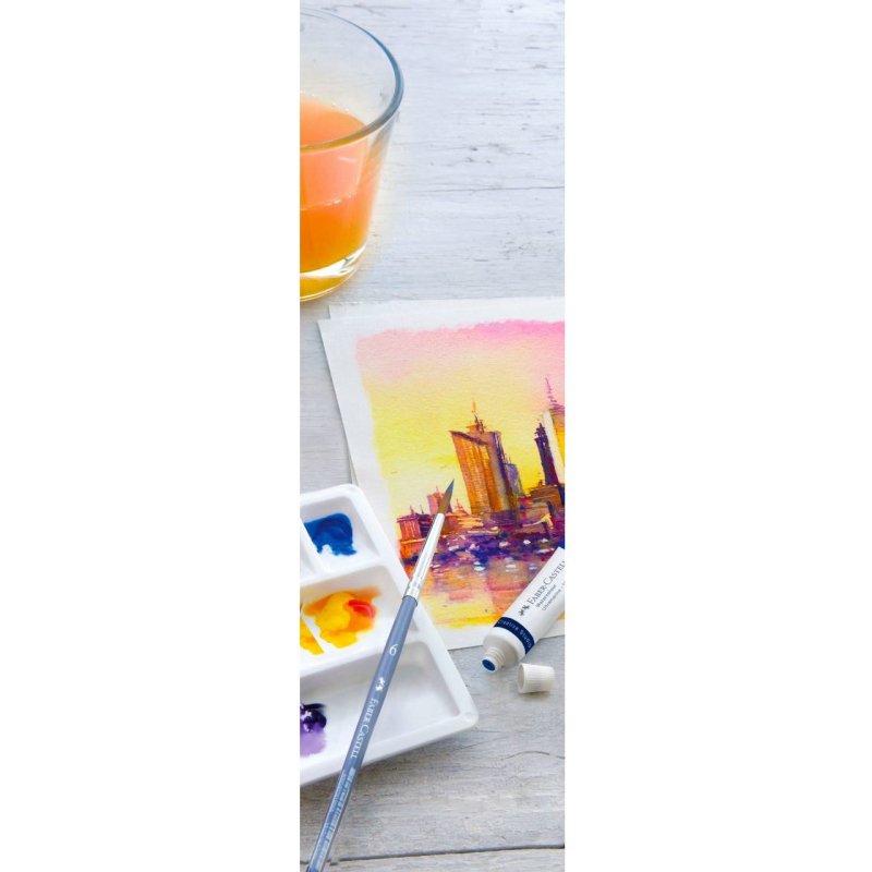 Peinture aquarelle faber castell boite de 12