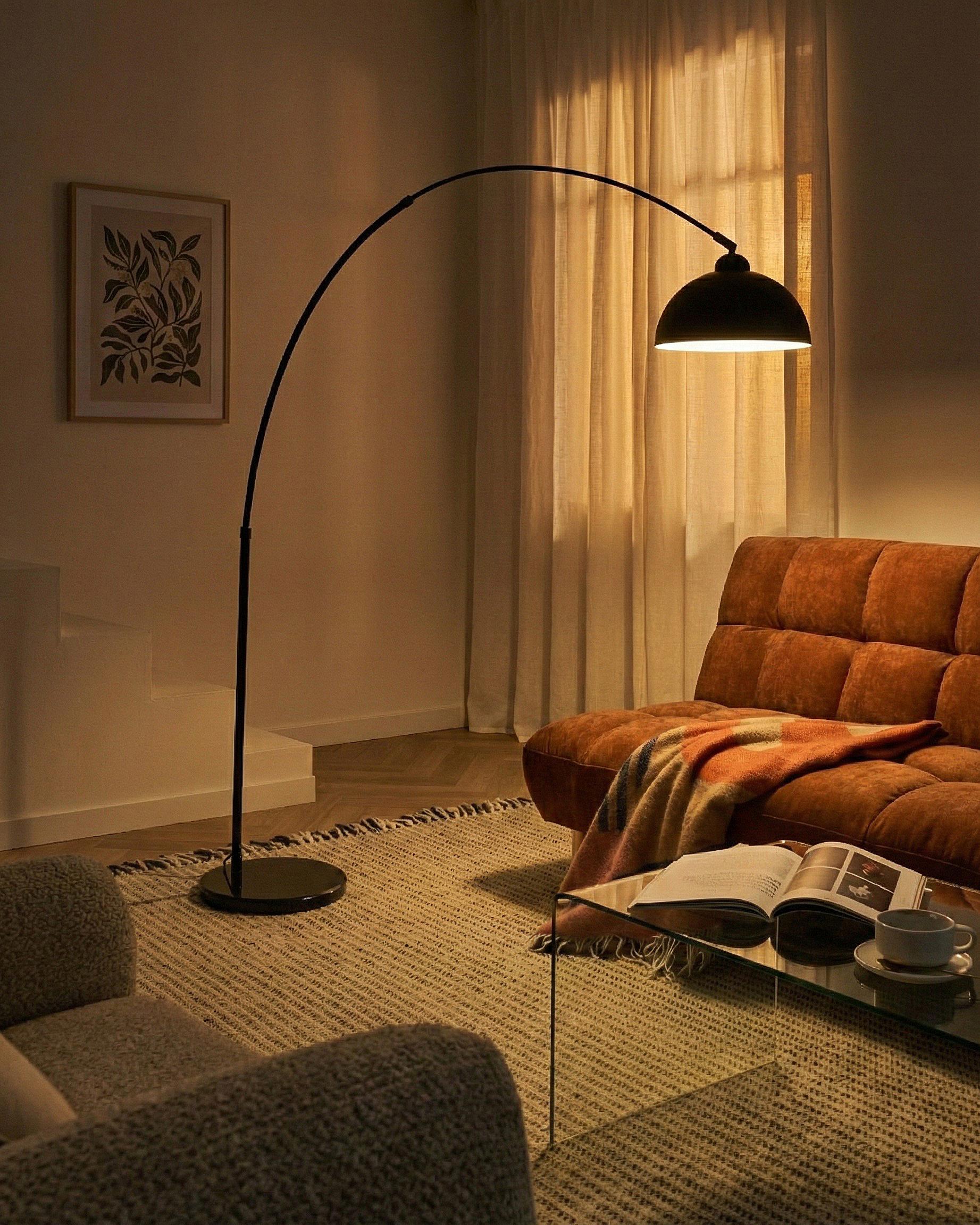 Staande lamp CAGAYAN Metaal Zwart