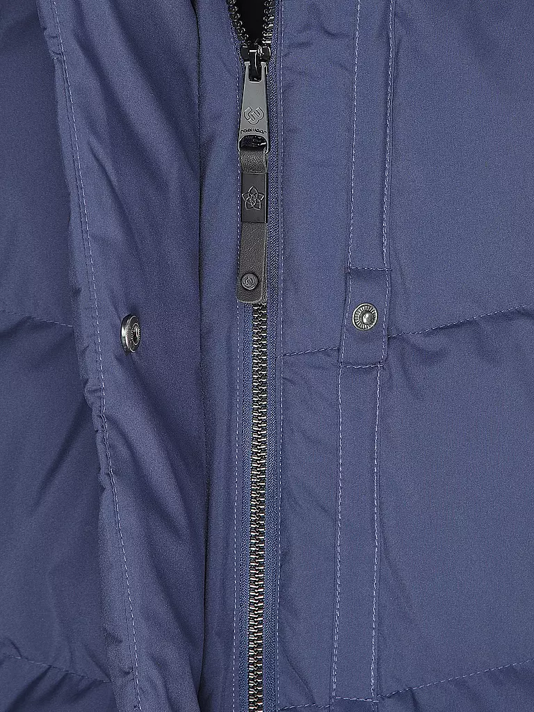 RAGWEAR Steppjacke PAVLA LONG dunkelblau