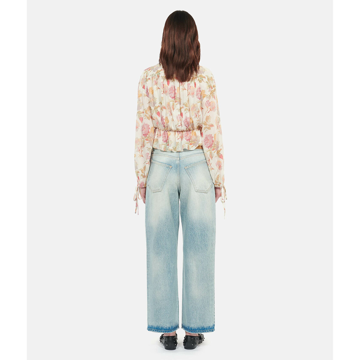 THE KOOPLES<br>Blusa de manga comprida com estampa floral