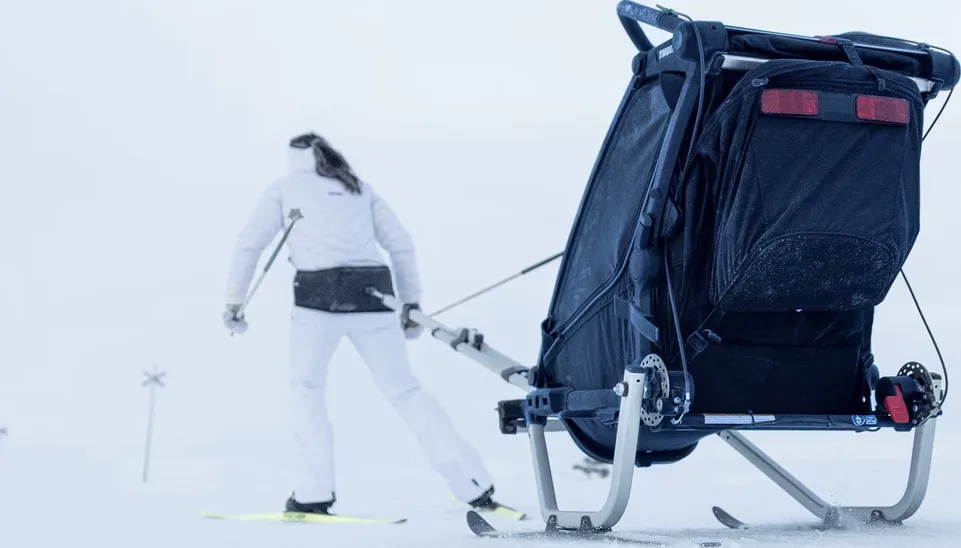 Thule Chariot Xc Ski Kit Aluminium/black