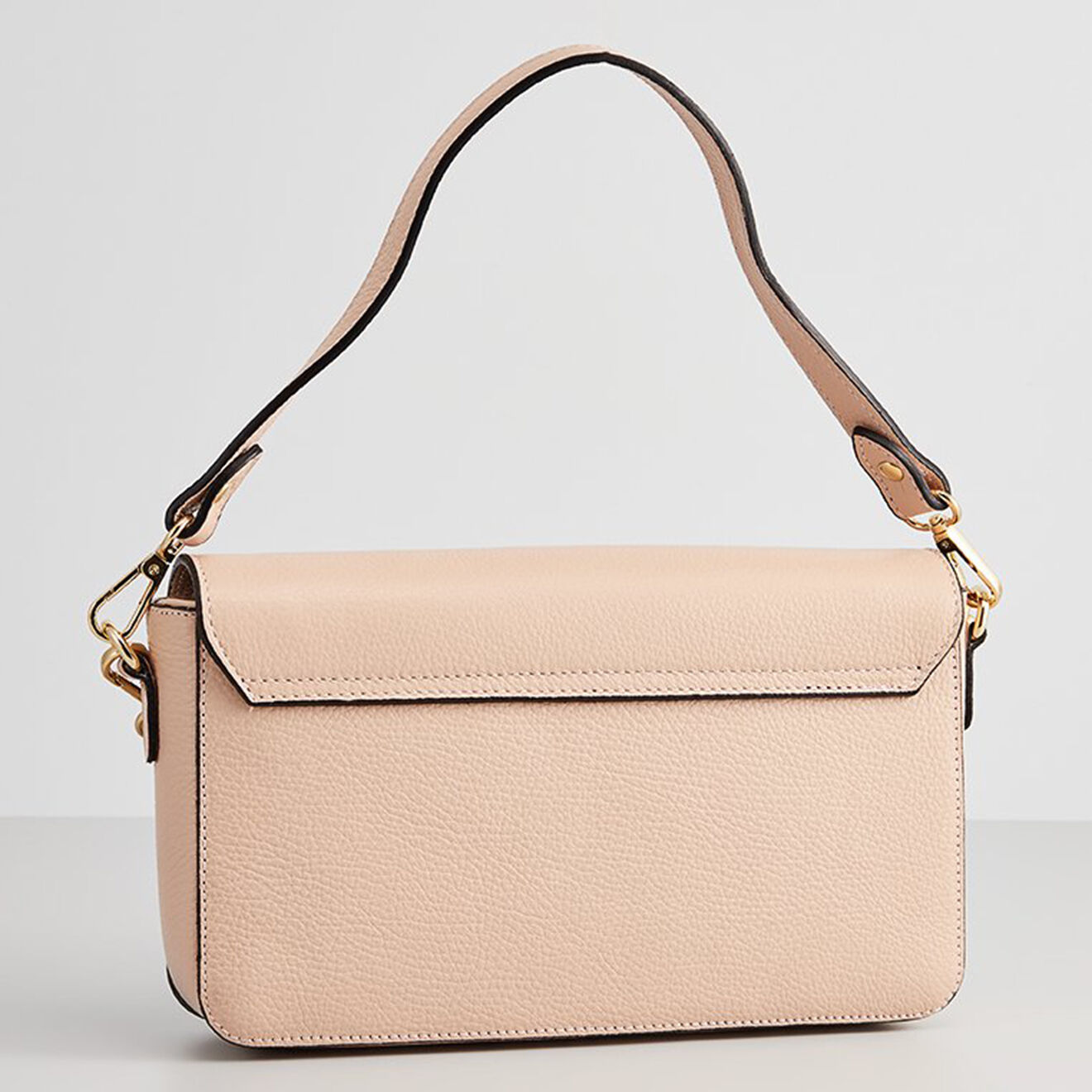 Christian Laurier Sac à main en Cuir de Vachette Cassie nude -  26x16x6 cm