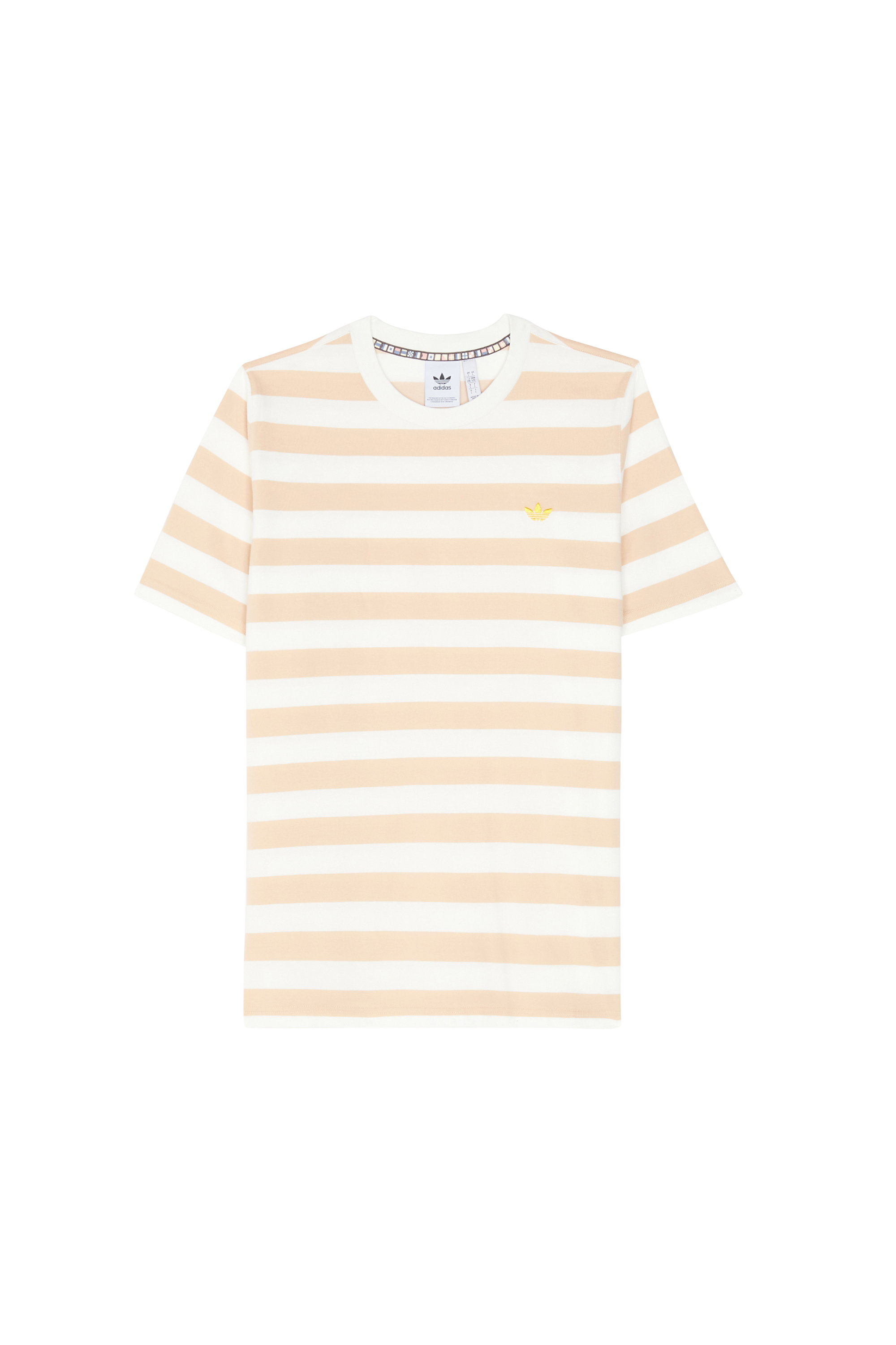 ADIDAS T-shirt  STRIPED Blanc
