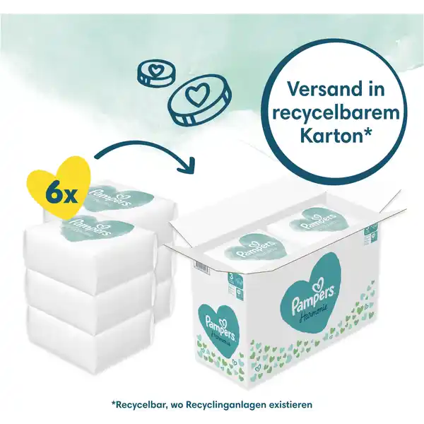 Harmonie Windeln Gr.3 (6-10 kg) Monatsbox