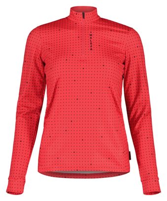 Haut Manches Longues Femme Maloja SawangM. Rouge