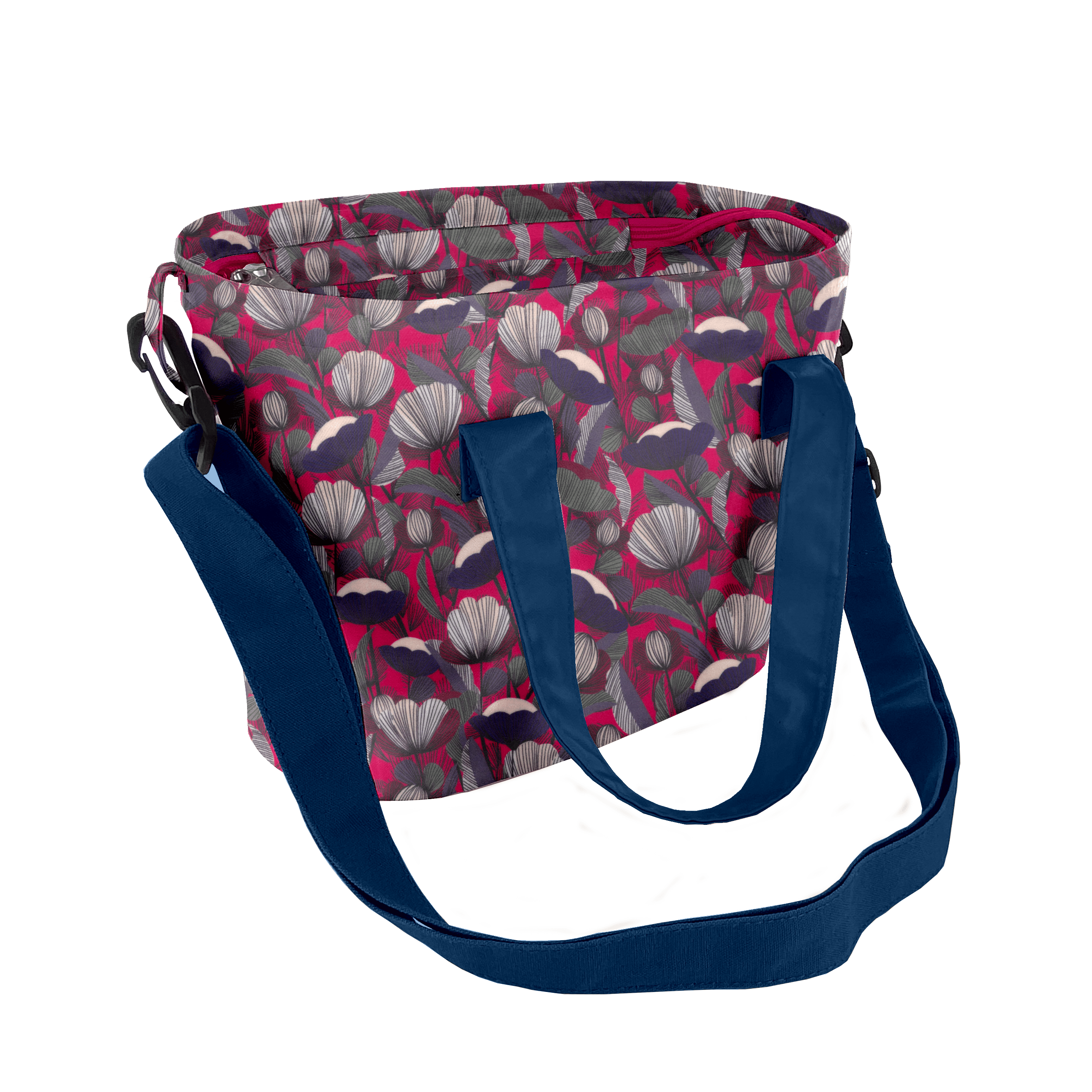Sac Lunch Isotherme Pavot Fuchsia