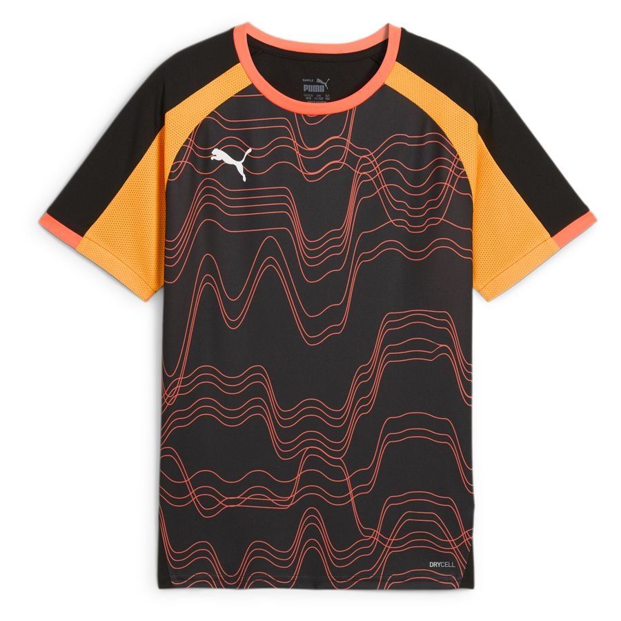 individualLIGA Graphic Jersey jr PUMA Black-Glowing Red