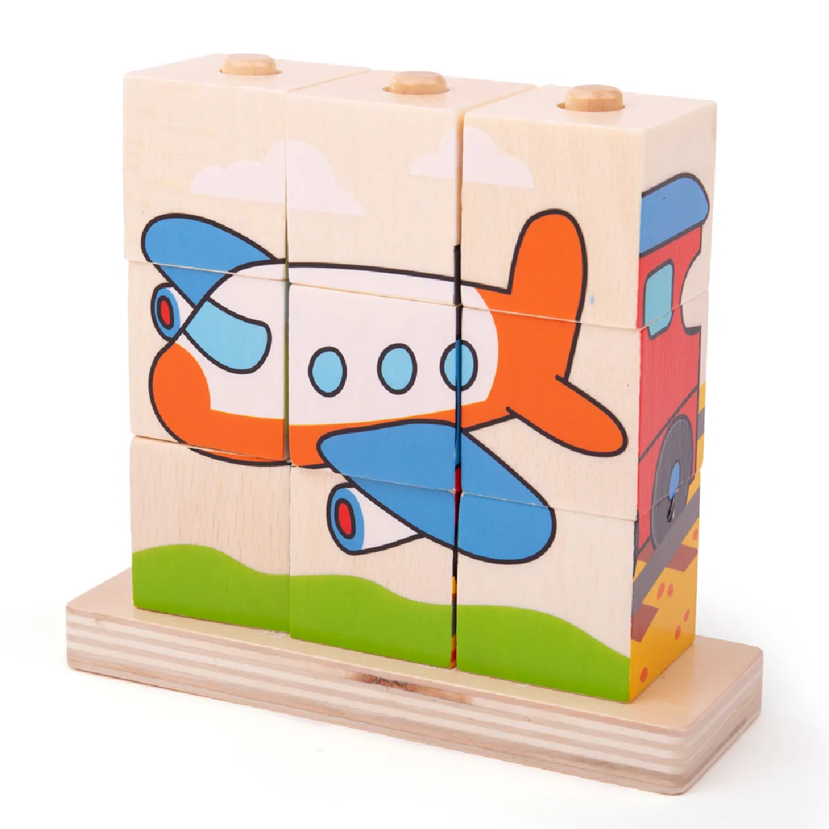 Bigjigs Toys Puzzle Blocs Empilables
