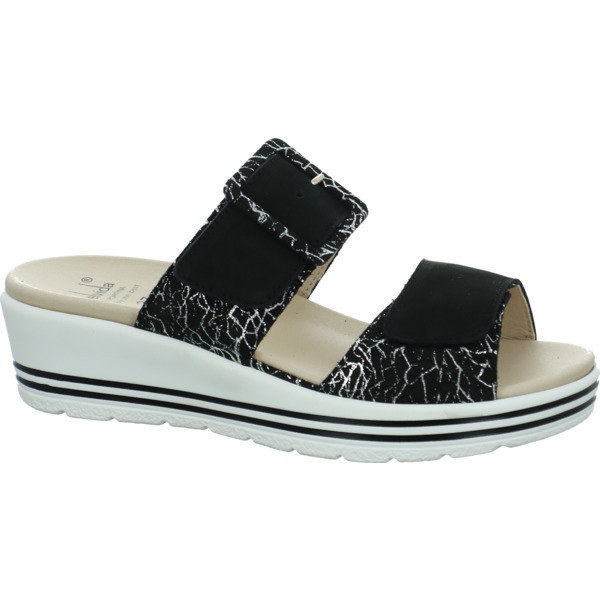 Urban/Nubuk (7480.2 Wechselfussbett 9909) /5201 silber/schwarz-*