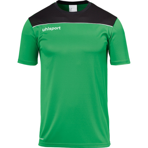 Camisa Offense 23 Poly Verde/Preto/Branco Uhlsport