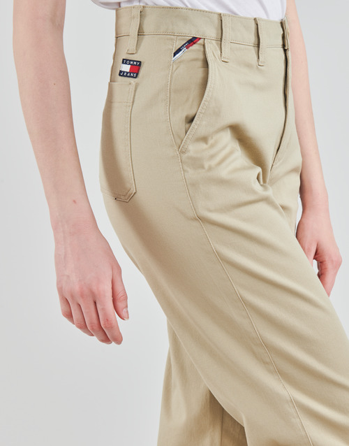 Tommy Jeans - TJW HIGH RISE STRAIGHT Beige