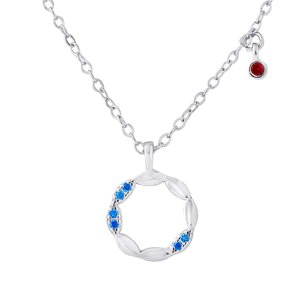 Collier CERCLE - Oxydes de zirconium - Argent 925