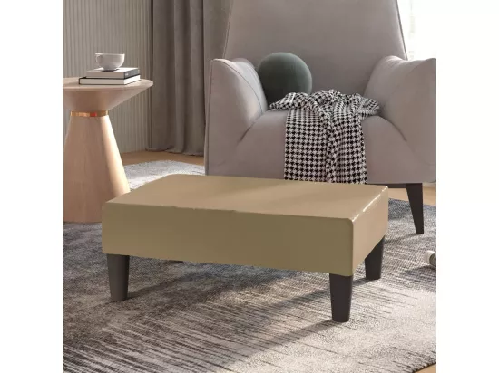 Repose-pied Cappuccino 78x56x32 cm Similicuir