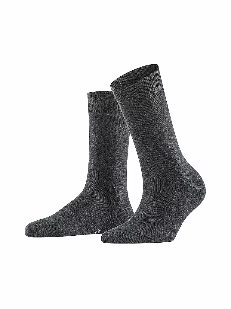 FALKE Socken Family anthra.mel grau