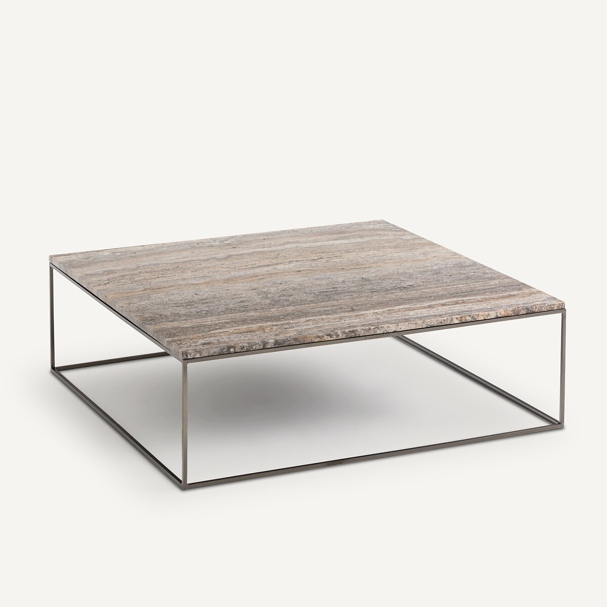 AM.PM<br>Mesa de centro, tampo de travertino, Mahaut