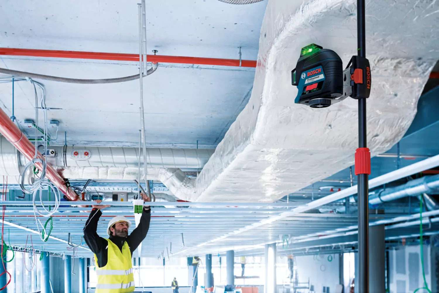 Bosch GLL 3-80 G Kruislijnlaser in opbergetui in koffer - 30 - 120 m