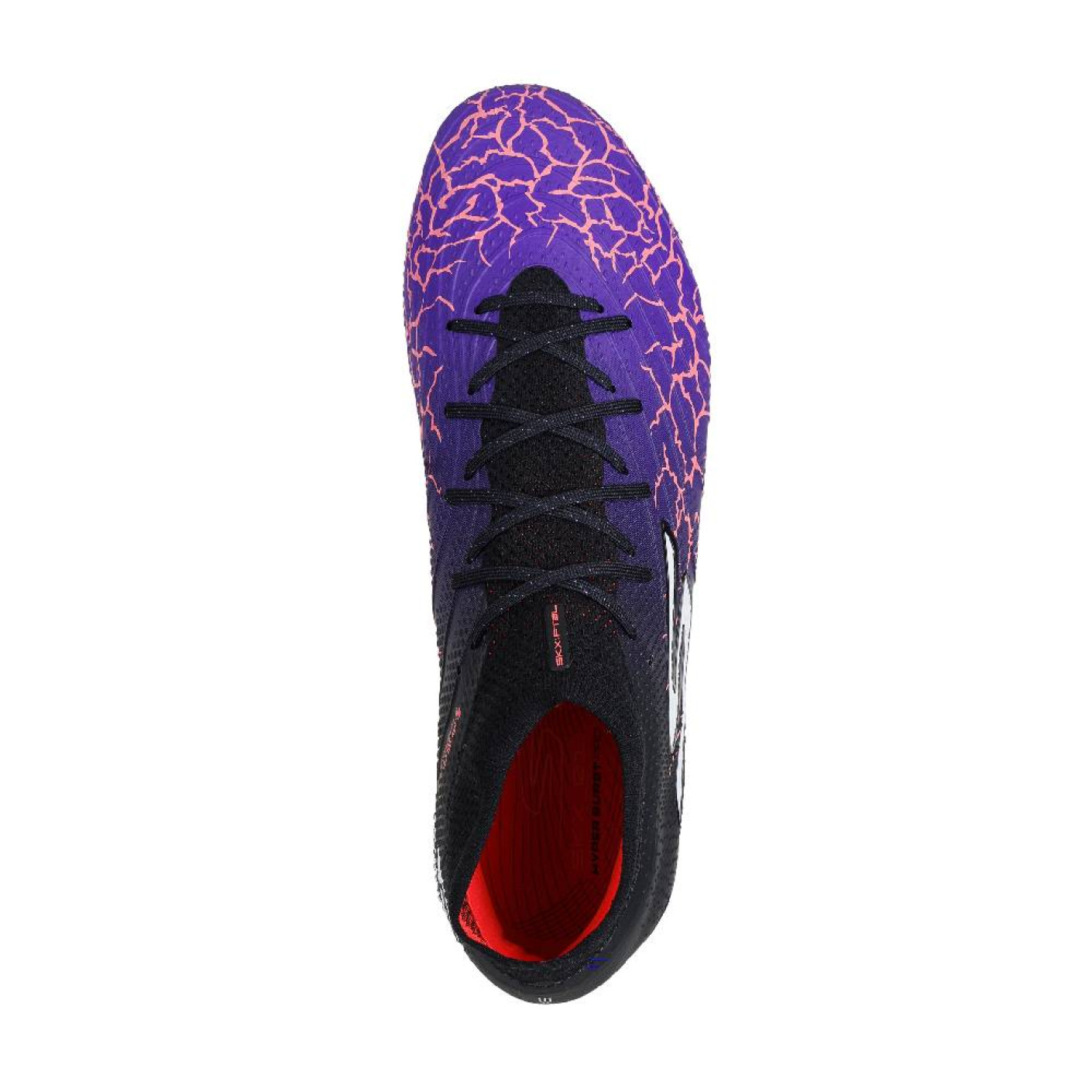 Skechers SKX_1.5 Elite High Gras Voetbalschoenen (FG) Paars Zwart Oranje Zilver