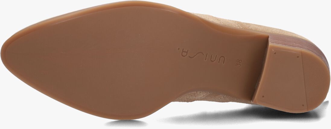 UNISA beige unisa enkellaarsjes guisel