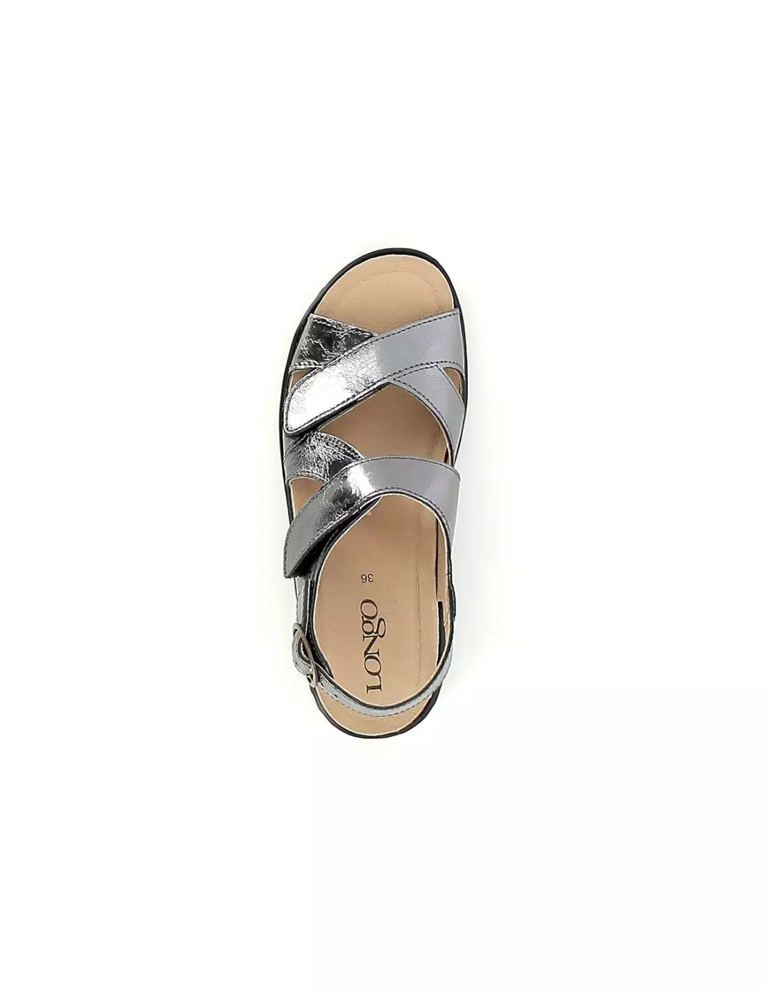 LONGO 1048365 - Sandales & nu-pieds Anthracite