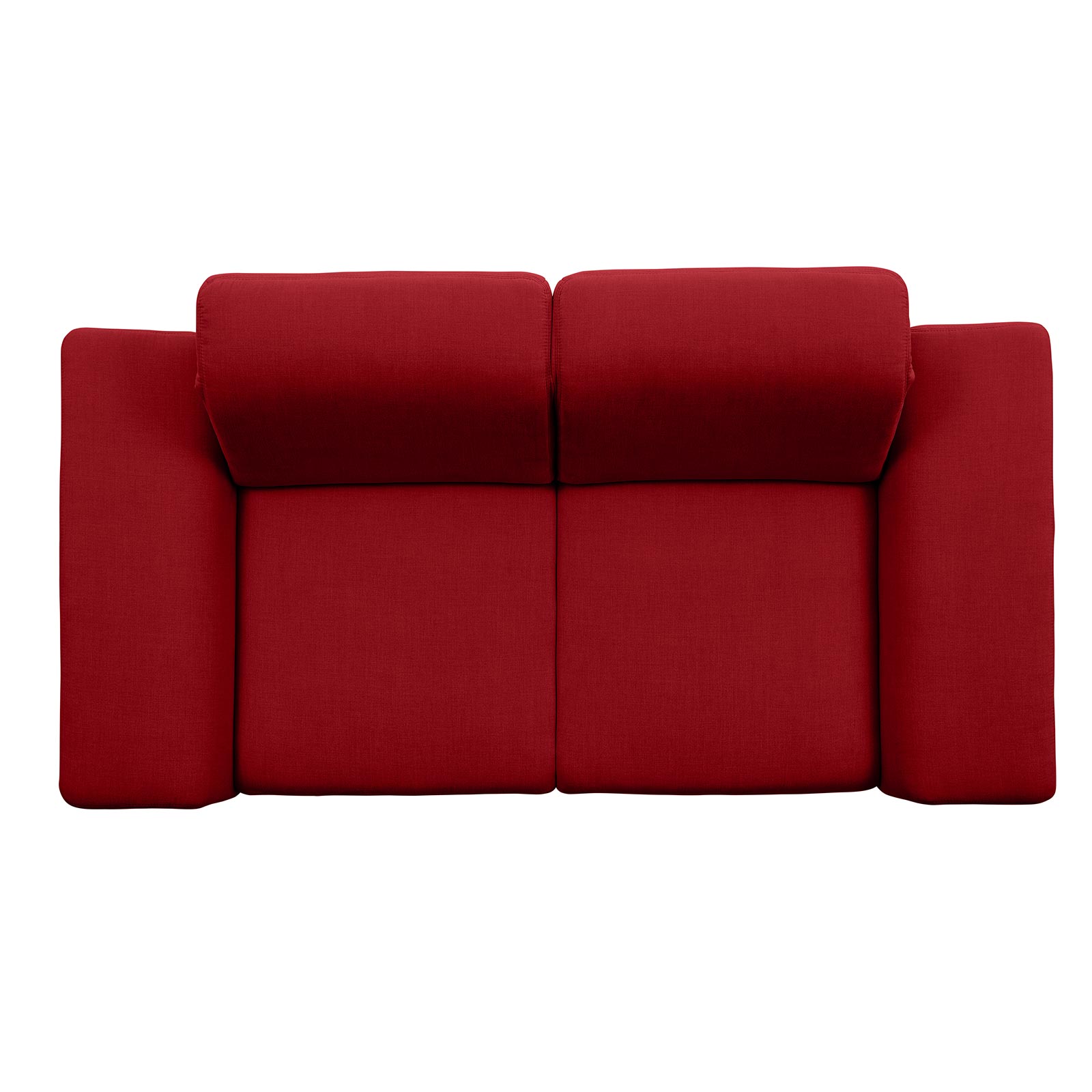 polsterpower 3-Sitzer Boxspringsofa - Miro bordeaux - Basismodell
