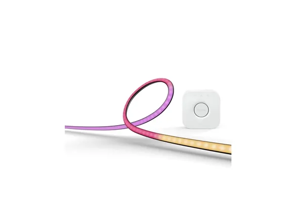 Philips Hue Play Gradient - Lysrem - LED - 15 W - flerfarvet/hvidt lys - 90.5 cm - sort