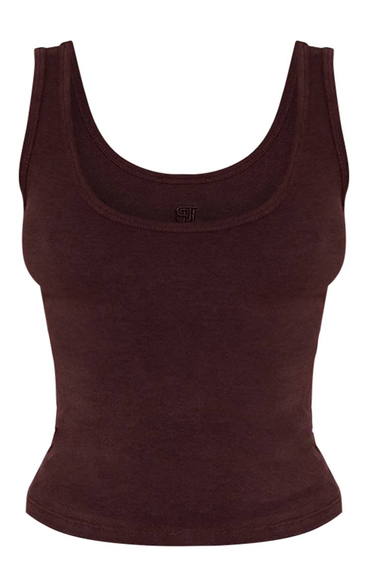 Chocolat Débardeur En Coton Doux Petite Plt