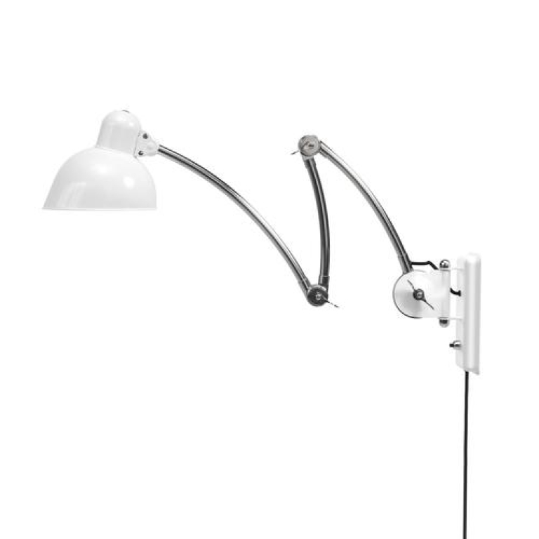 Fritz Hansen Kaiser Idell wandlamp wit/chrome