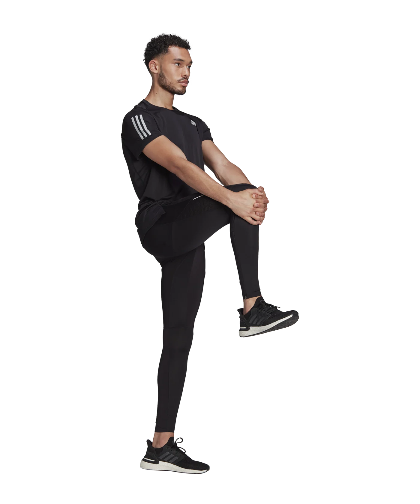adidas OWN THE RUN Tight Running Schwarz Silber