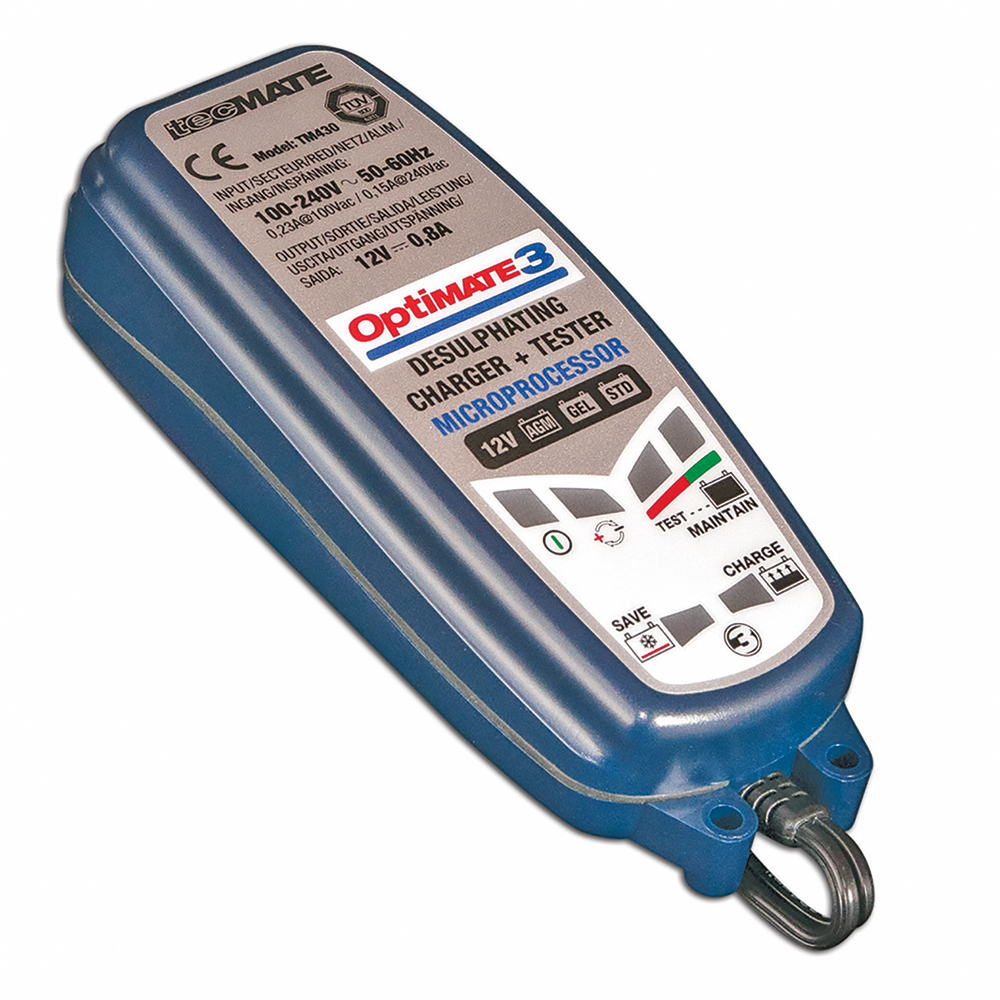TecMate - Chargeur de batterie Optimate 3 TM430