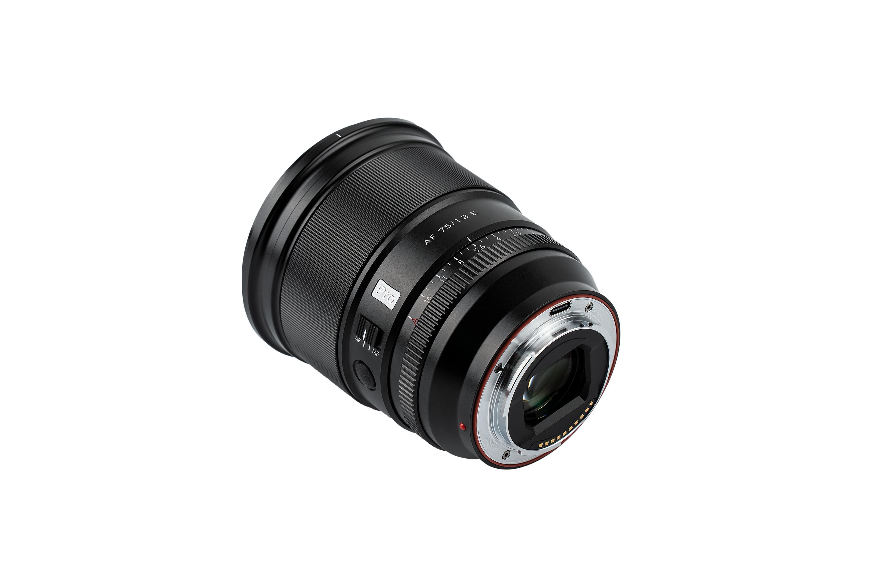 Festbrennweite AF 75mm F/1.2 – Sony E-Mount<br>APS-C-Prime-Objektiv mit Autofokus und grosser Blendenöffnung