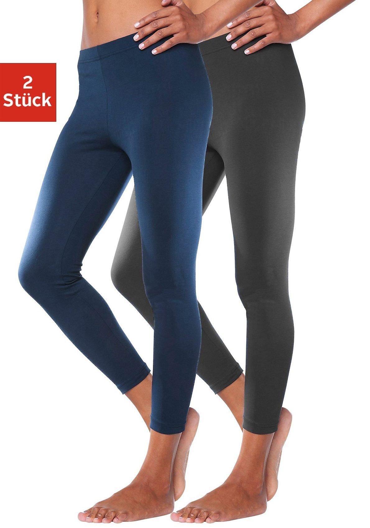 Doppelpack Leggings mit Gummibund